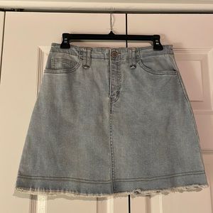 Size small Copper Key light blue jean skirt